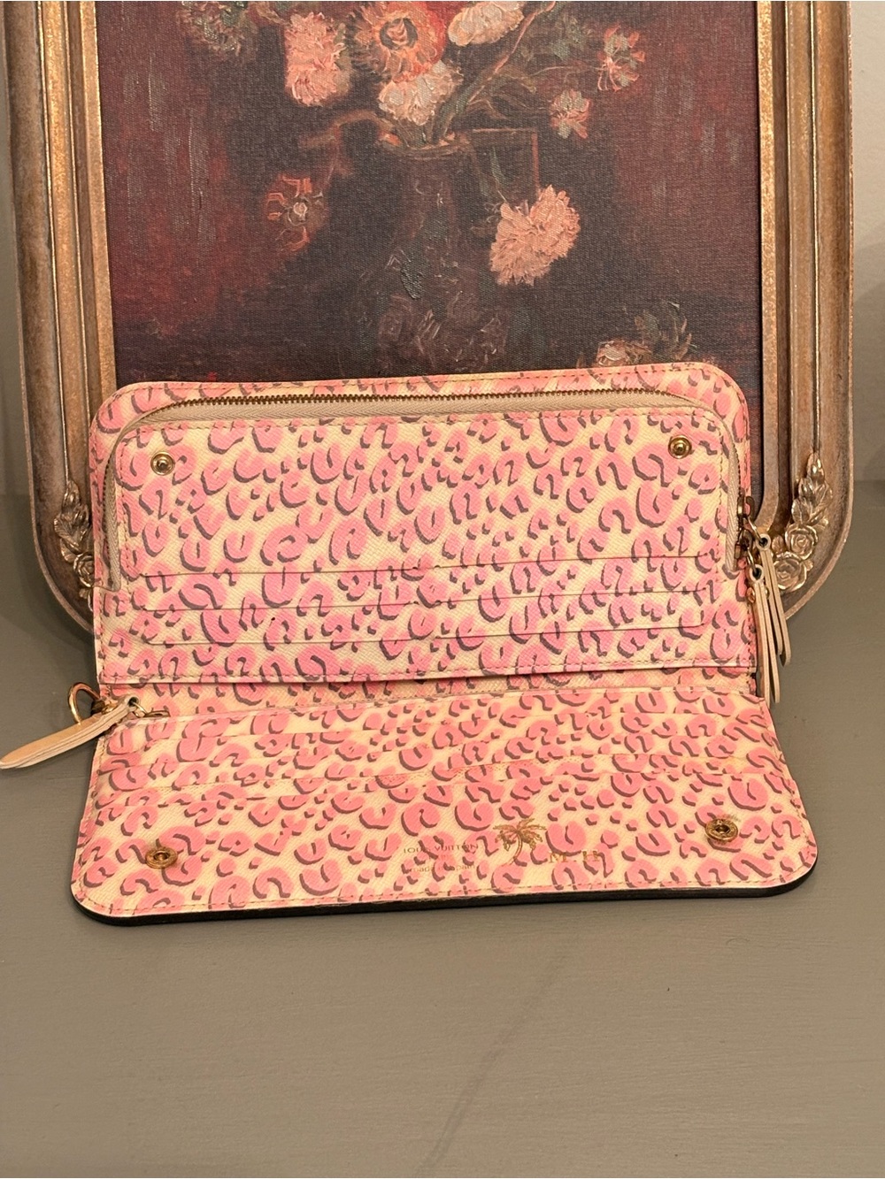 Louis Vuitton Stephen Sprouse Insolite Wallet with pink leopard interior